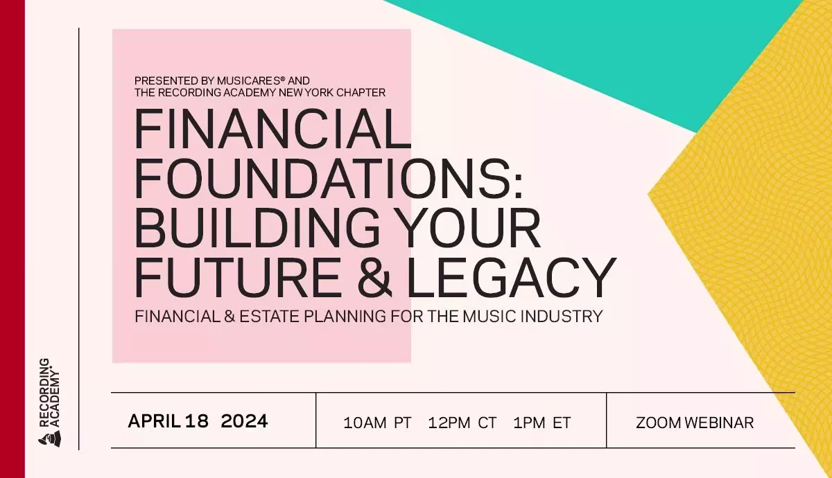 Build Your Financial Foundations With The Recording Academy & MusiCares
