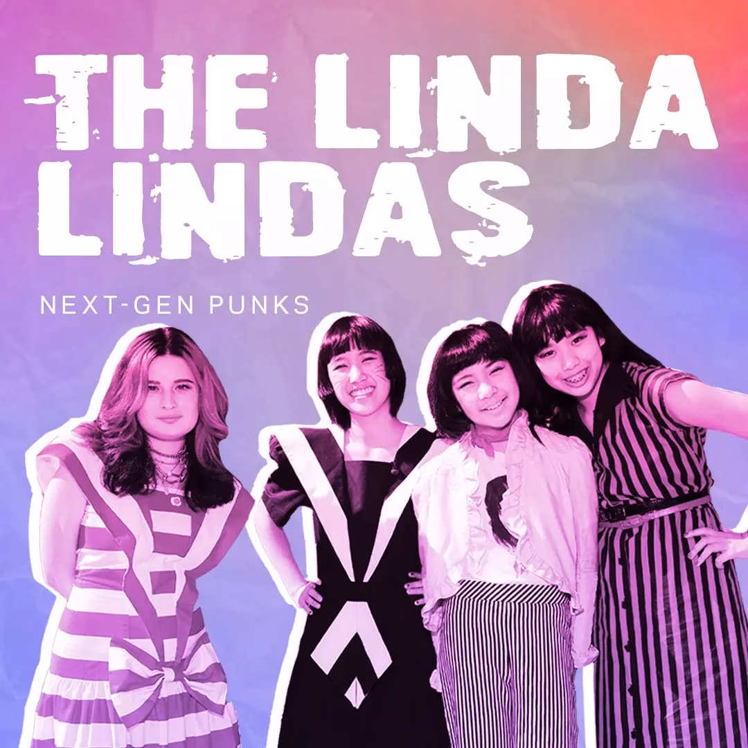 Graphic of The Linda Lindas as guests on "Jimmy Kimmel Live!" in 2021