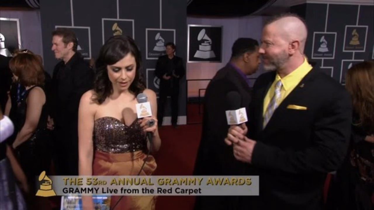 Tumblr contest winner on the red carpet