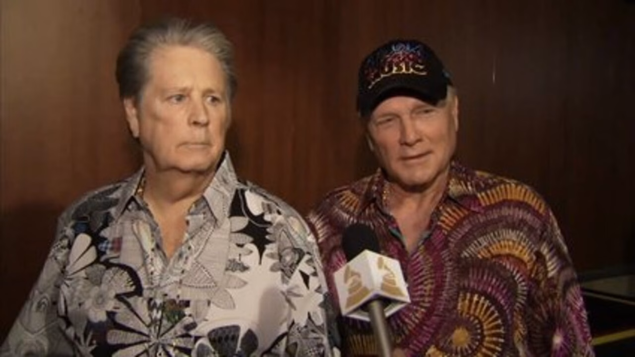 Brian Wilson, Mike Love Interview – 54th GRAMMYS