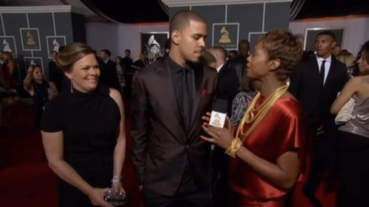J. Cole on the Red Carpet