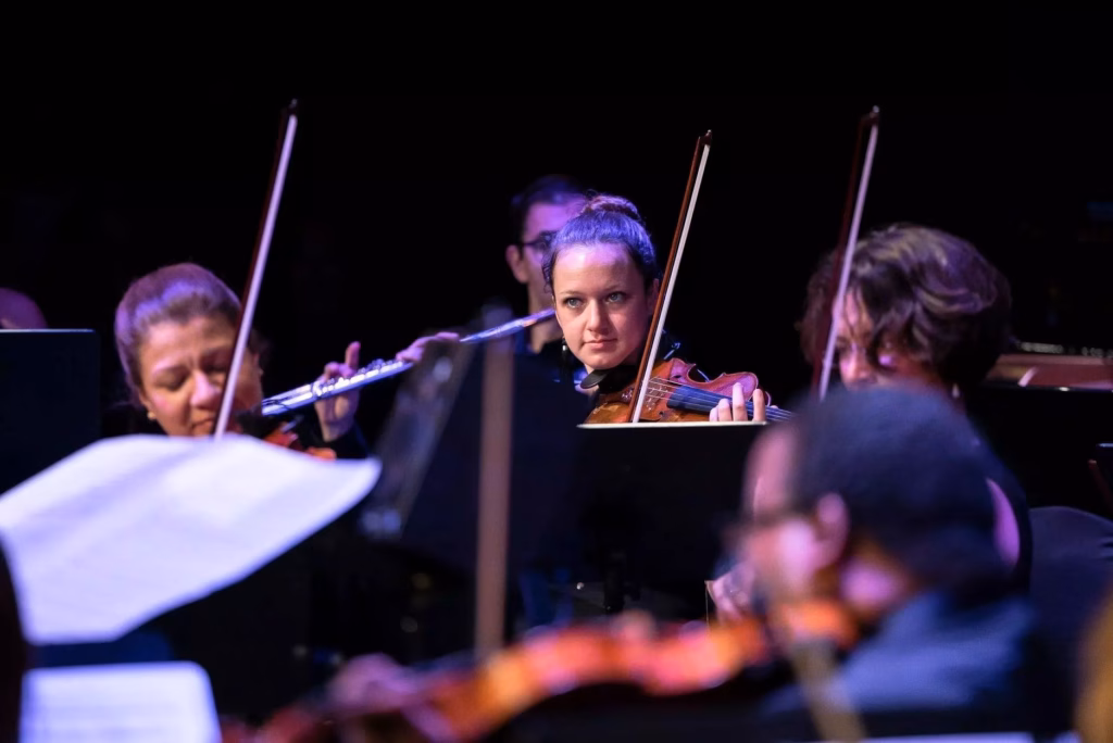 Abby Young with the Nu Deco Ensemble