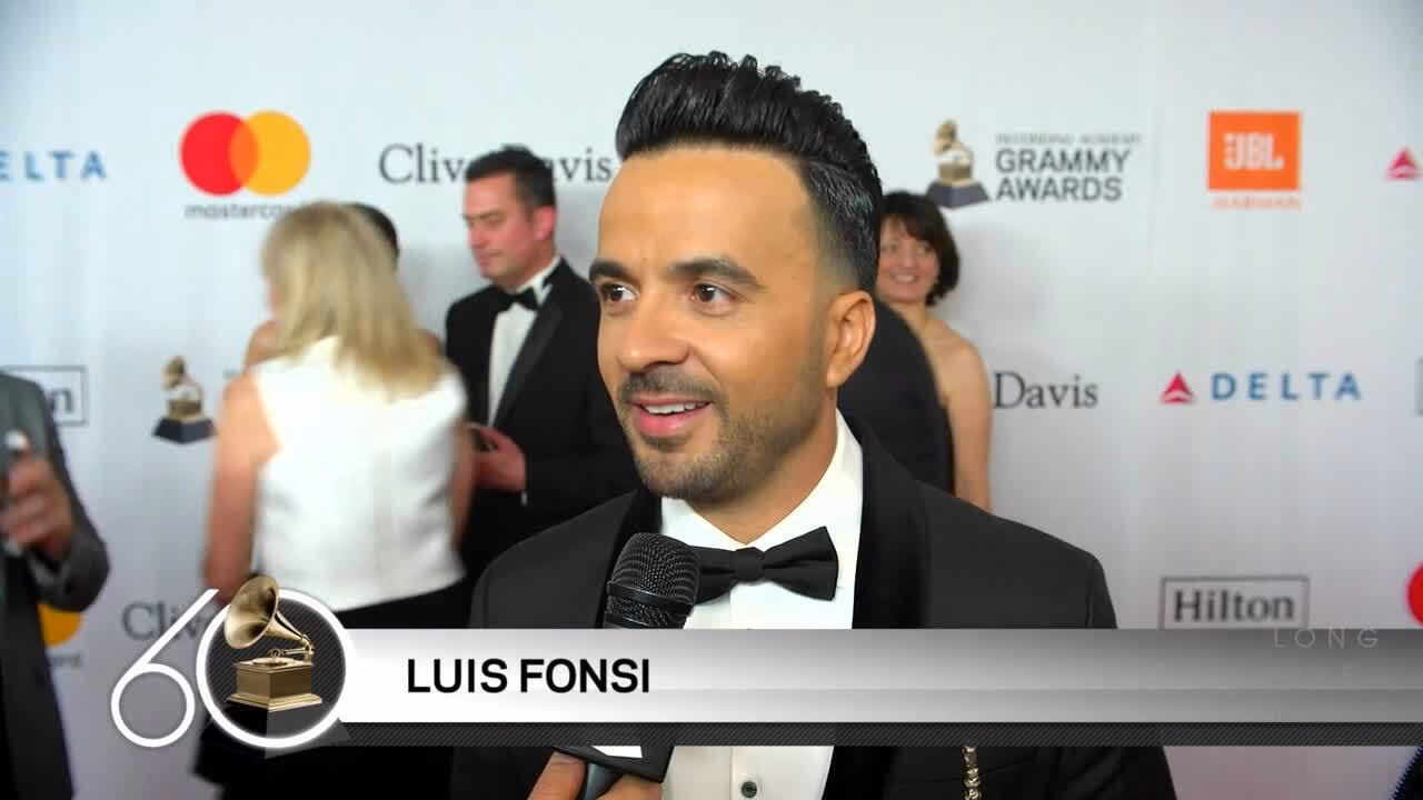 Luis Fonsi, Wyclef Jean, Cardi B Discuss Jay-Z, Clive Davis At Pre-GRAMMY Gala