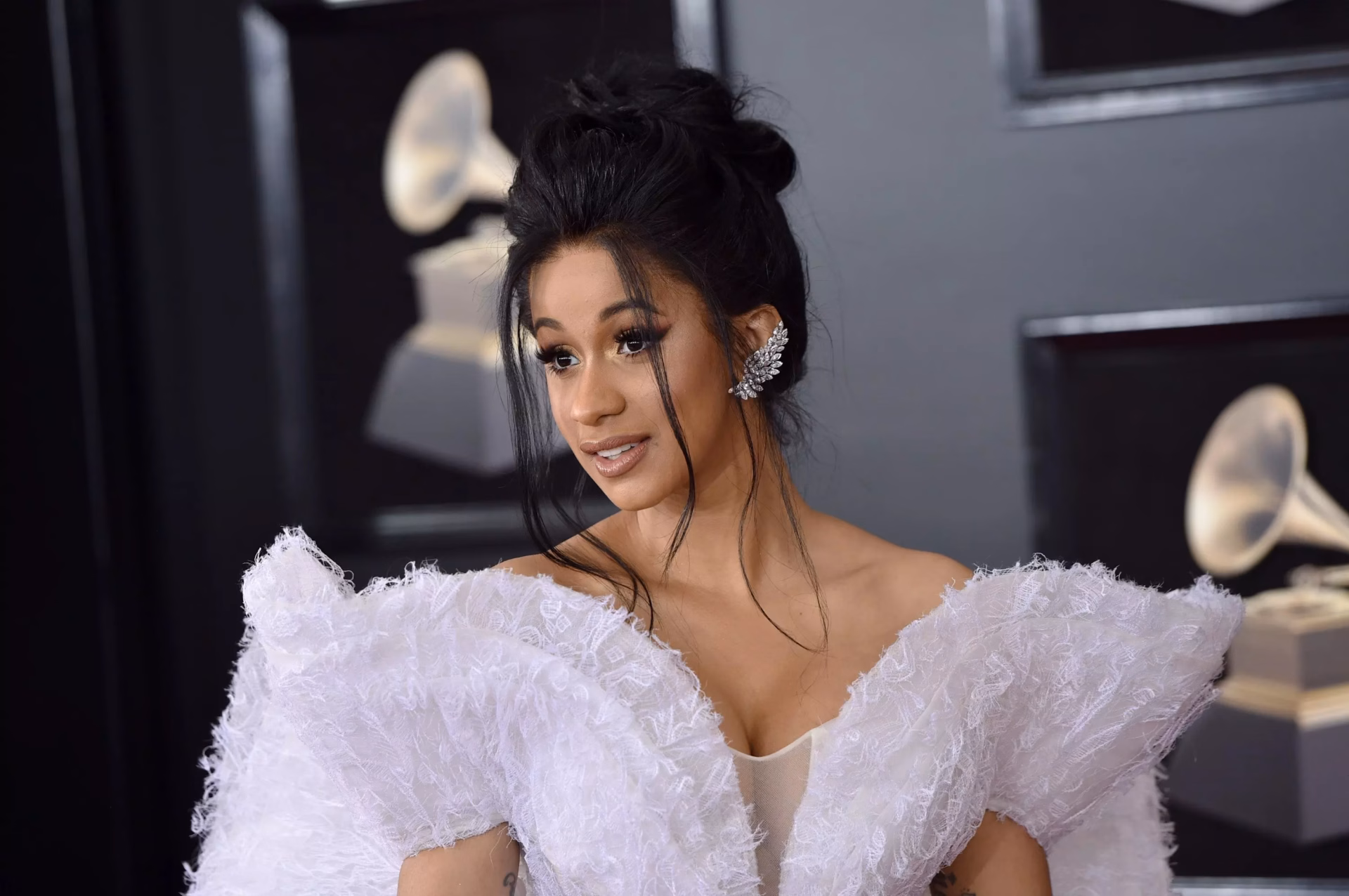 Cardi B 60th GRAMMY Awards red carpet