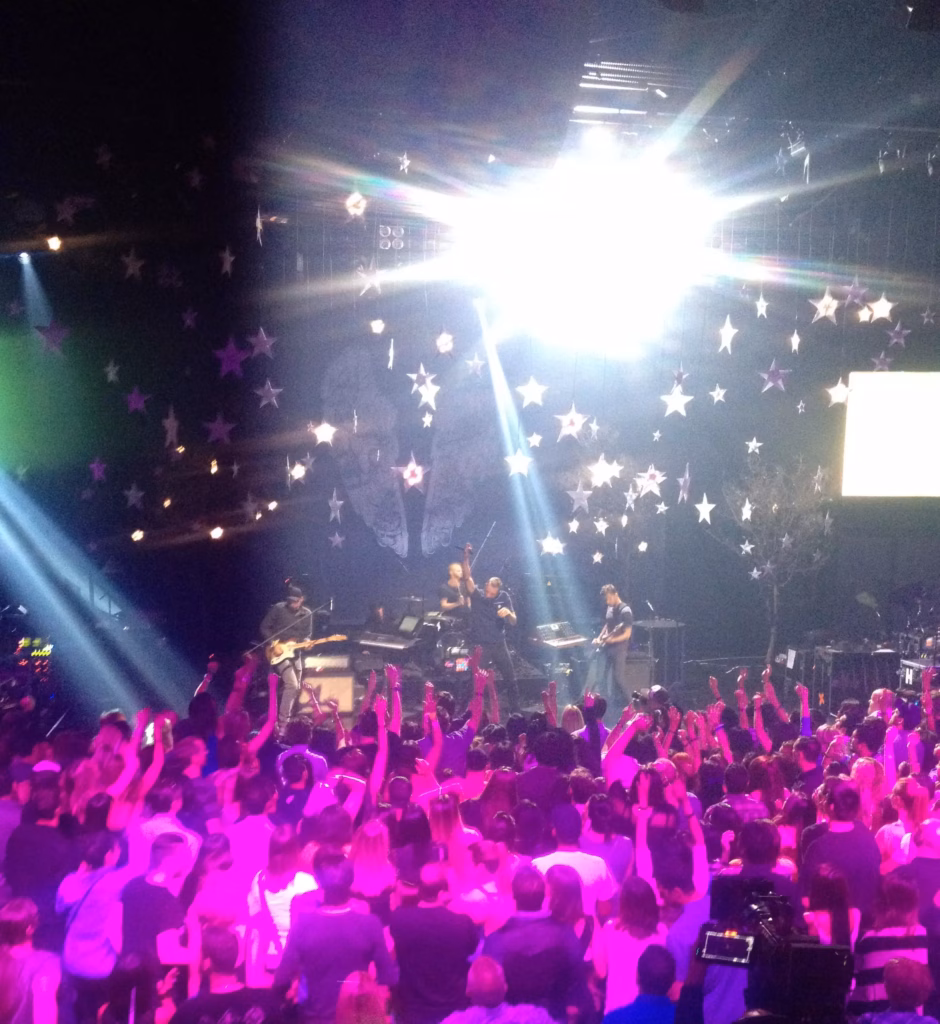 Coldplay perform at the iHeartRadio Theater in Burbank