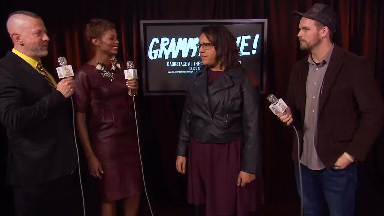 Alabama Shakes backstage at “The GRAMMY Nominations Concert Live!!”