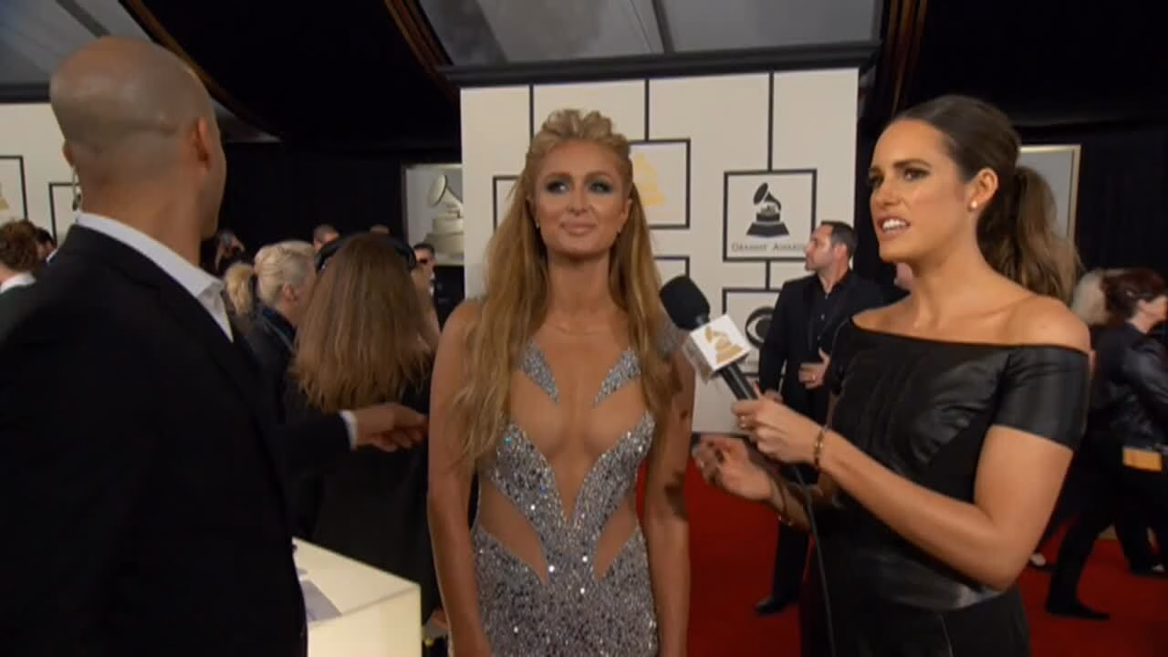 Paris Hilton Discusses GRAMMY Fashion