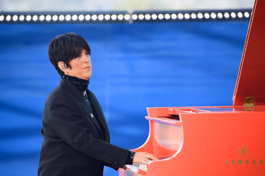 Photo of Diane Warren performing at the 