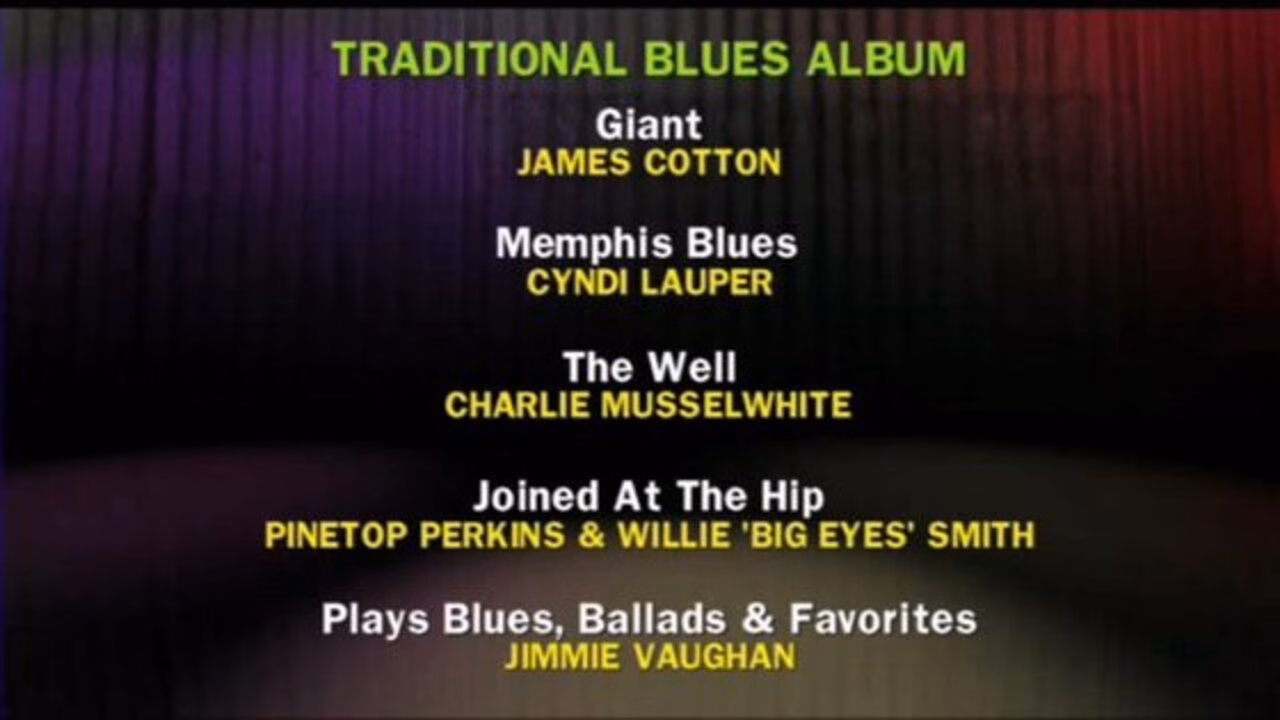 53rd Annual GRAMMY Awards Pre-Telecast – Best Traditional Blues Album