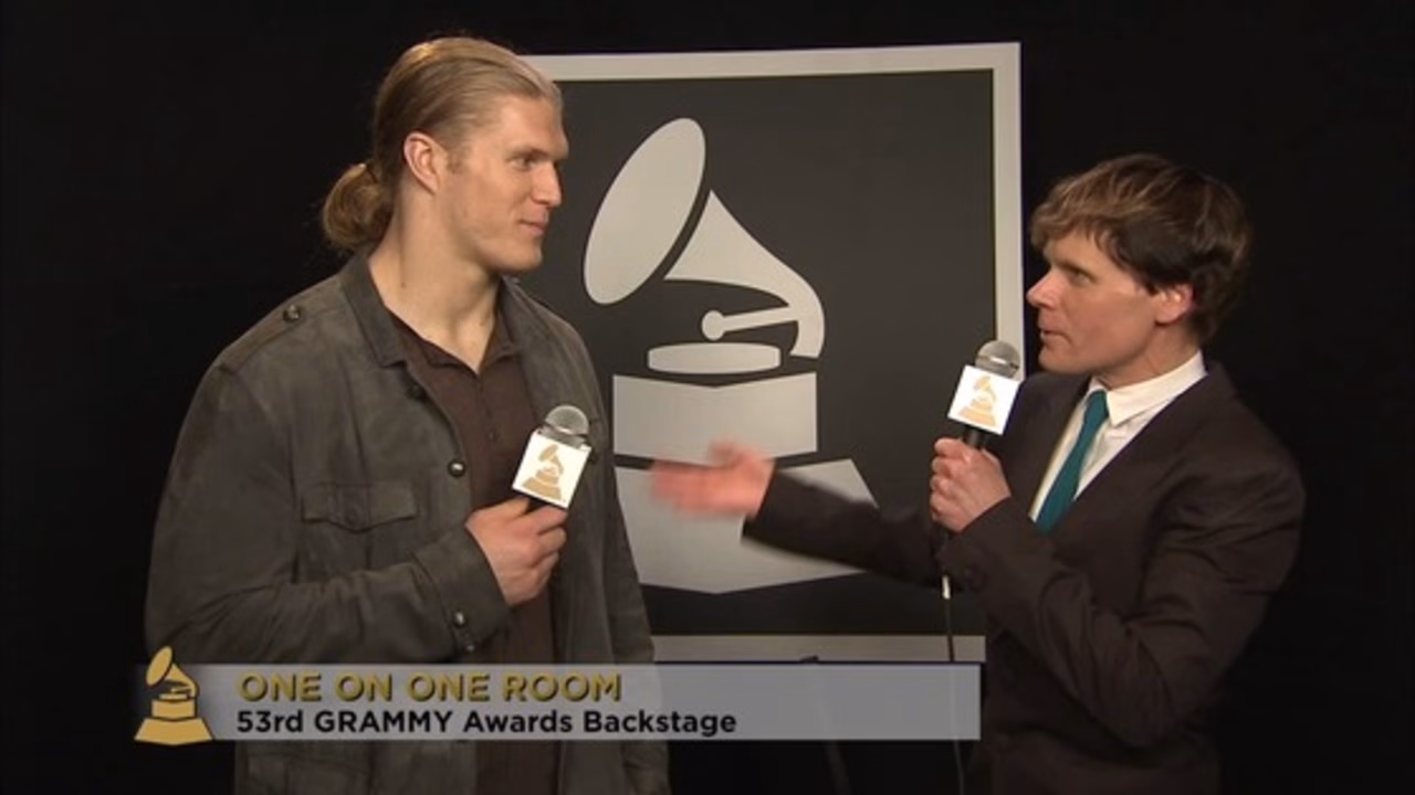 Clay Matthews interview at 53rd Annual GRAMMY Awards
