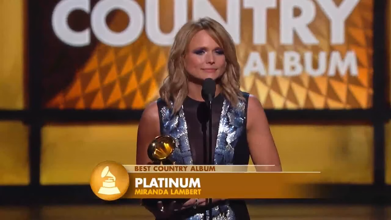 Miranda Lambert Wins Best Country Album