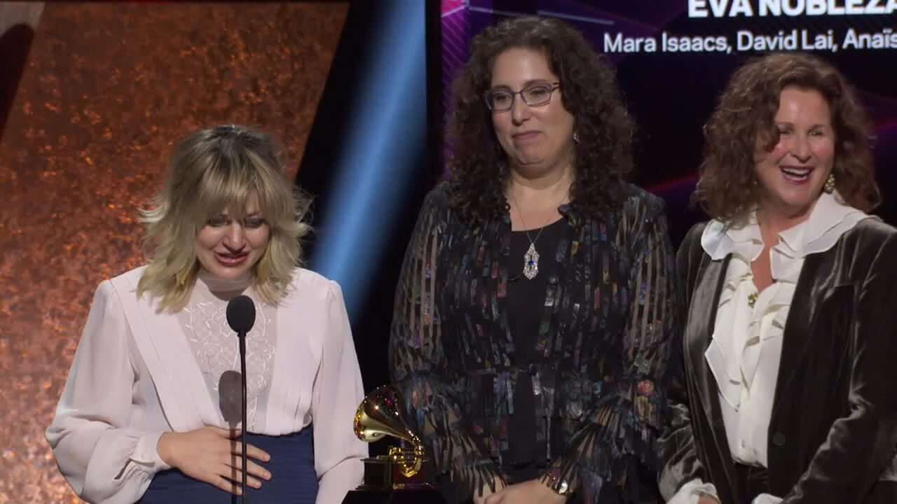 “Hadestown” Wins Best Musical Theater Album | 2020 GRAMMYs Acceptance Speech