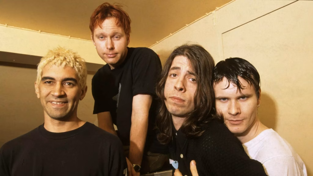 The Foo Fighters band in 1995