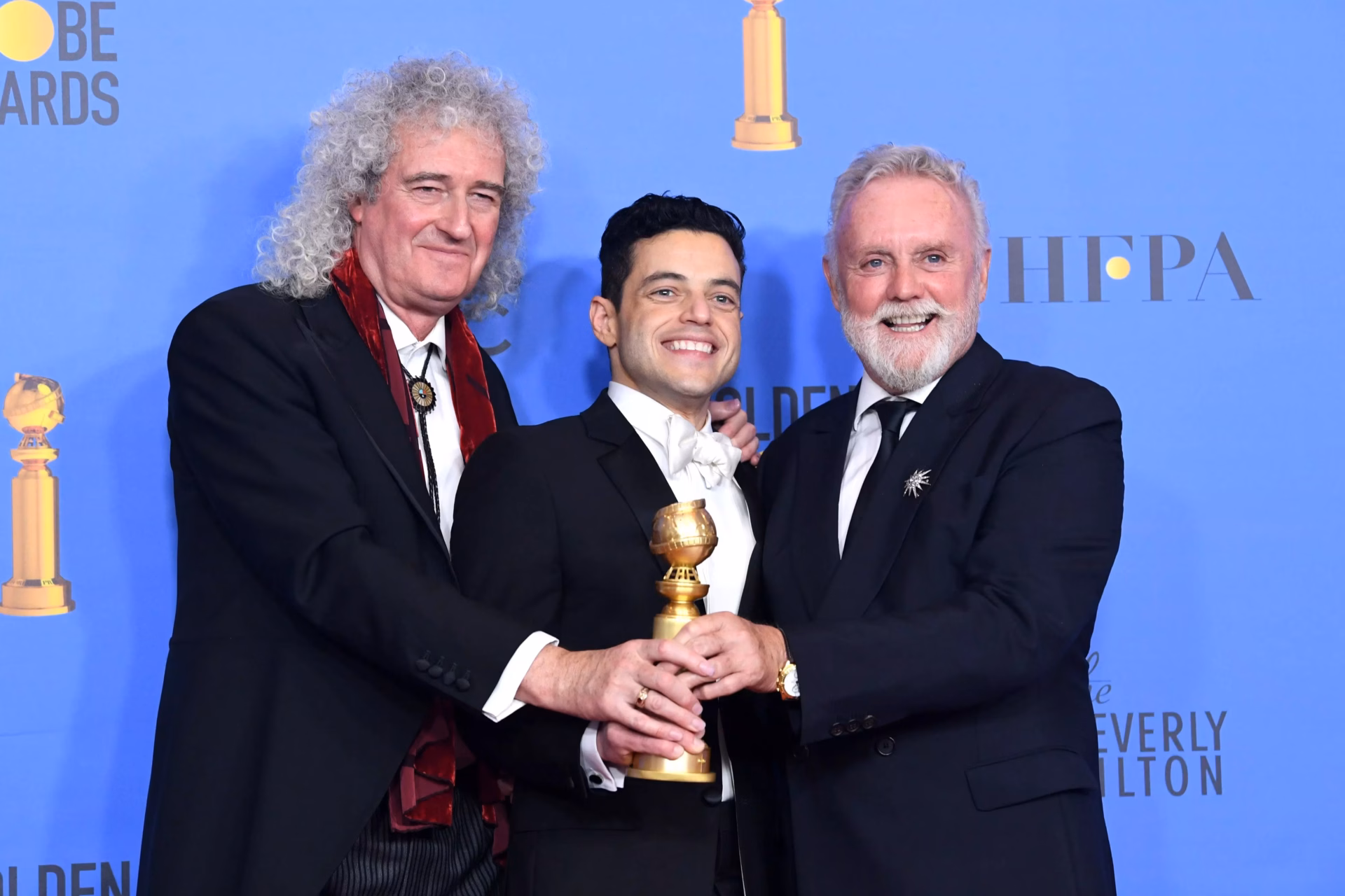 Rami Malek And Queen Golden Globes