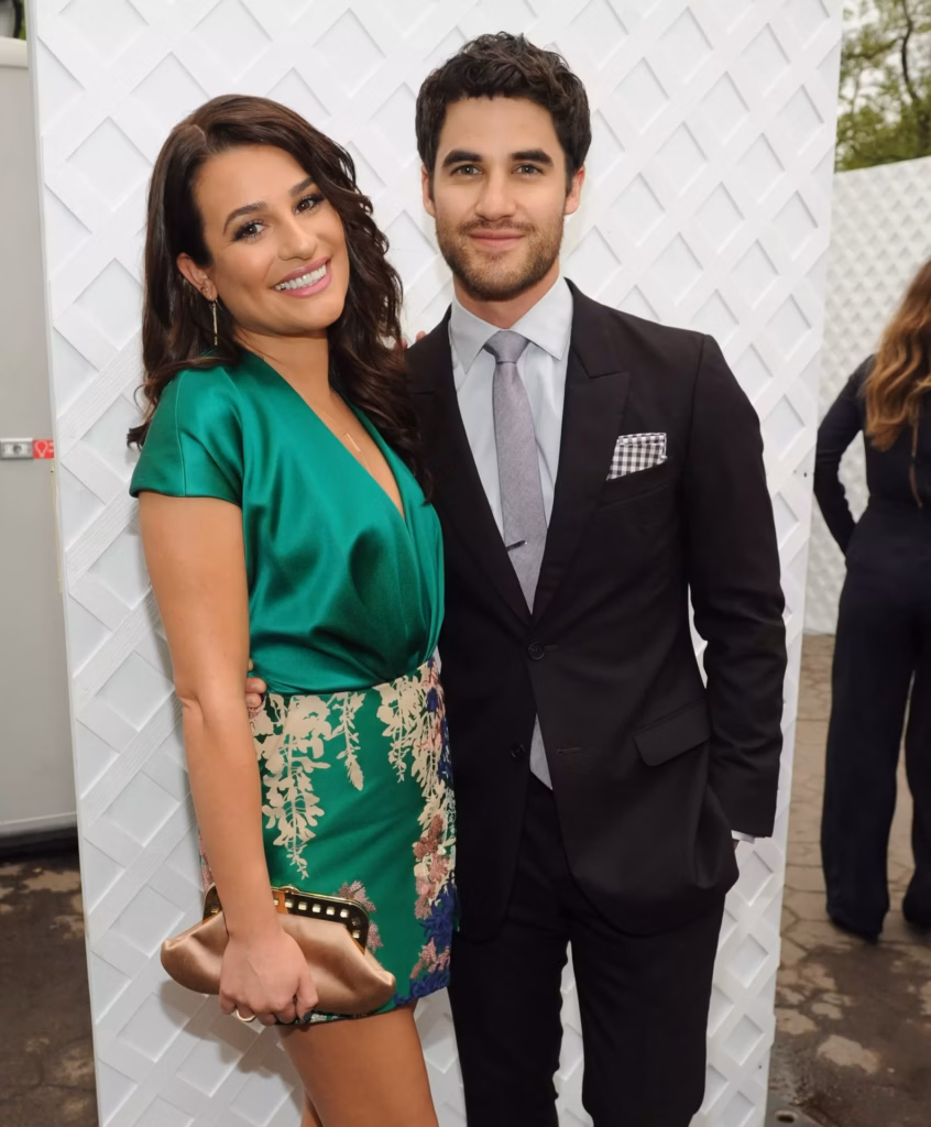 Lea Michele and Darren Criss
