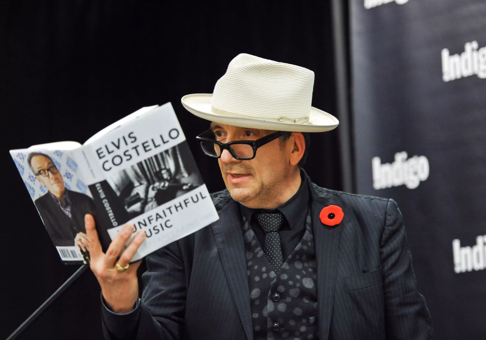 Elvis Costello reading from his memoir