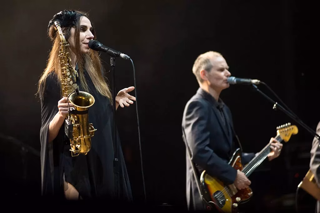 PJ Harvey and John Parish perform at Primavera Sound Festival in 2016