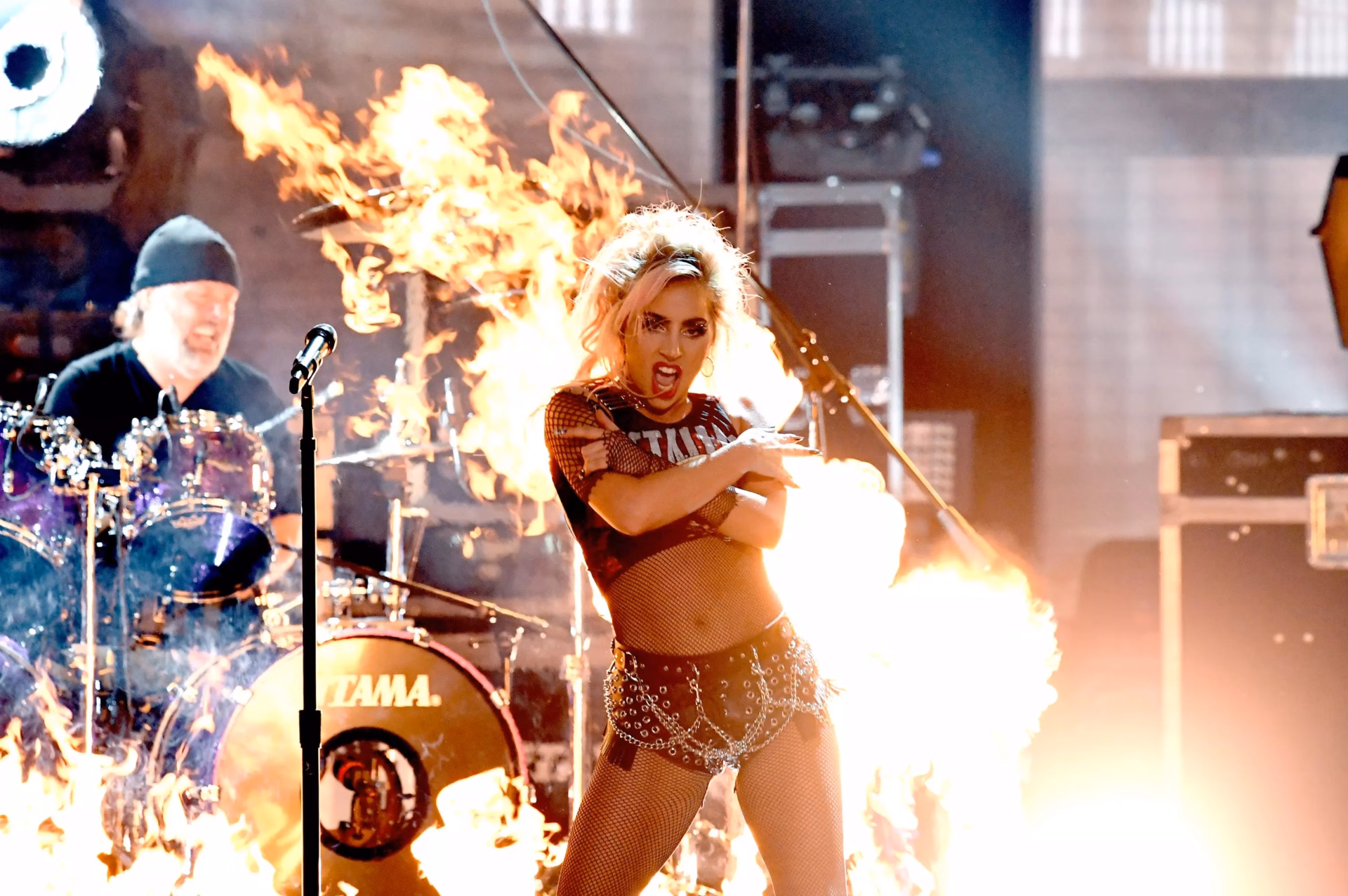 Lady Gaga at the 59th GRAMMY Awards in 2017