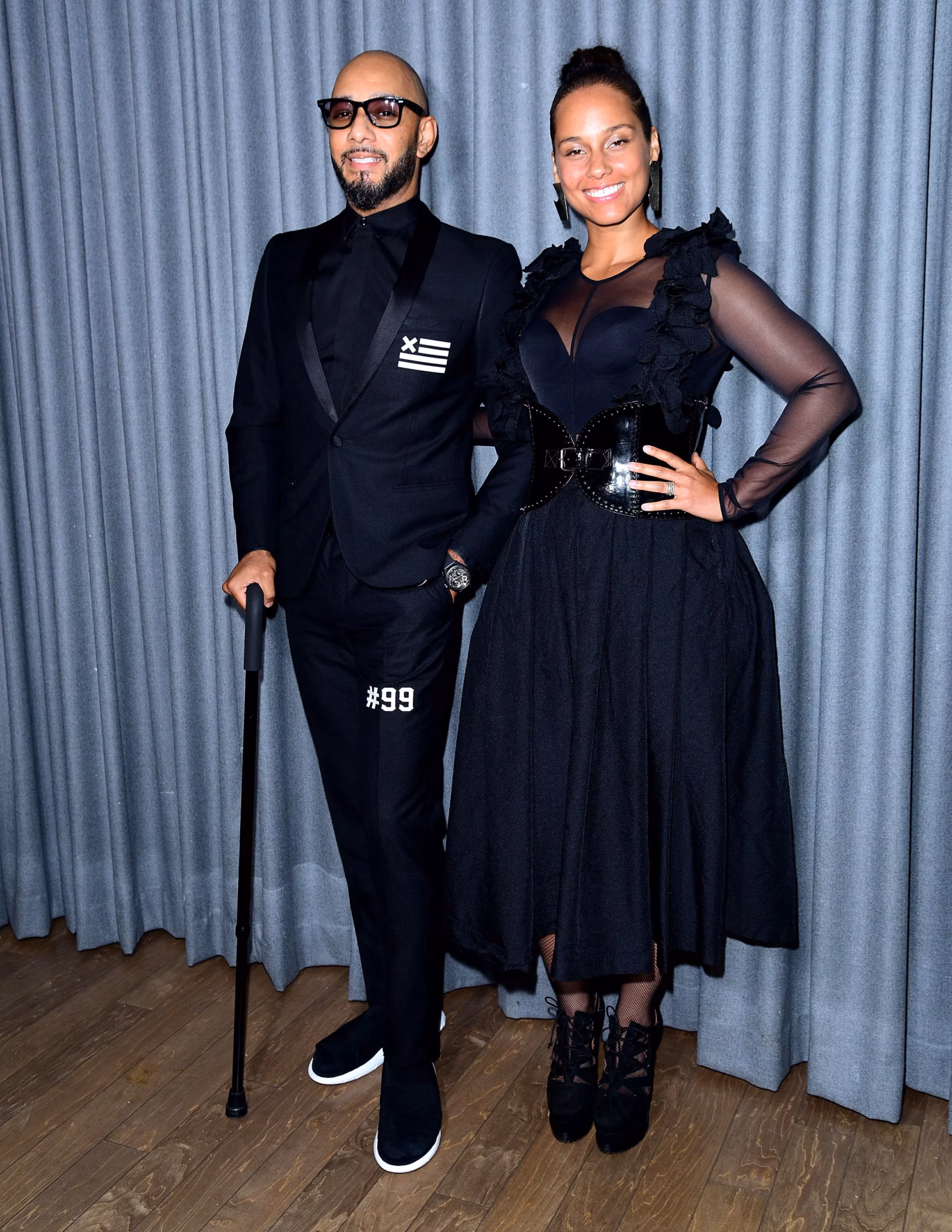 Swizz Beatz and Alicia Keys