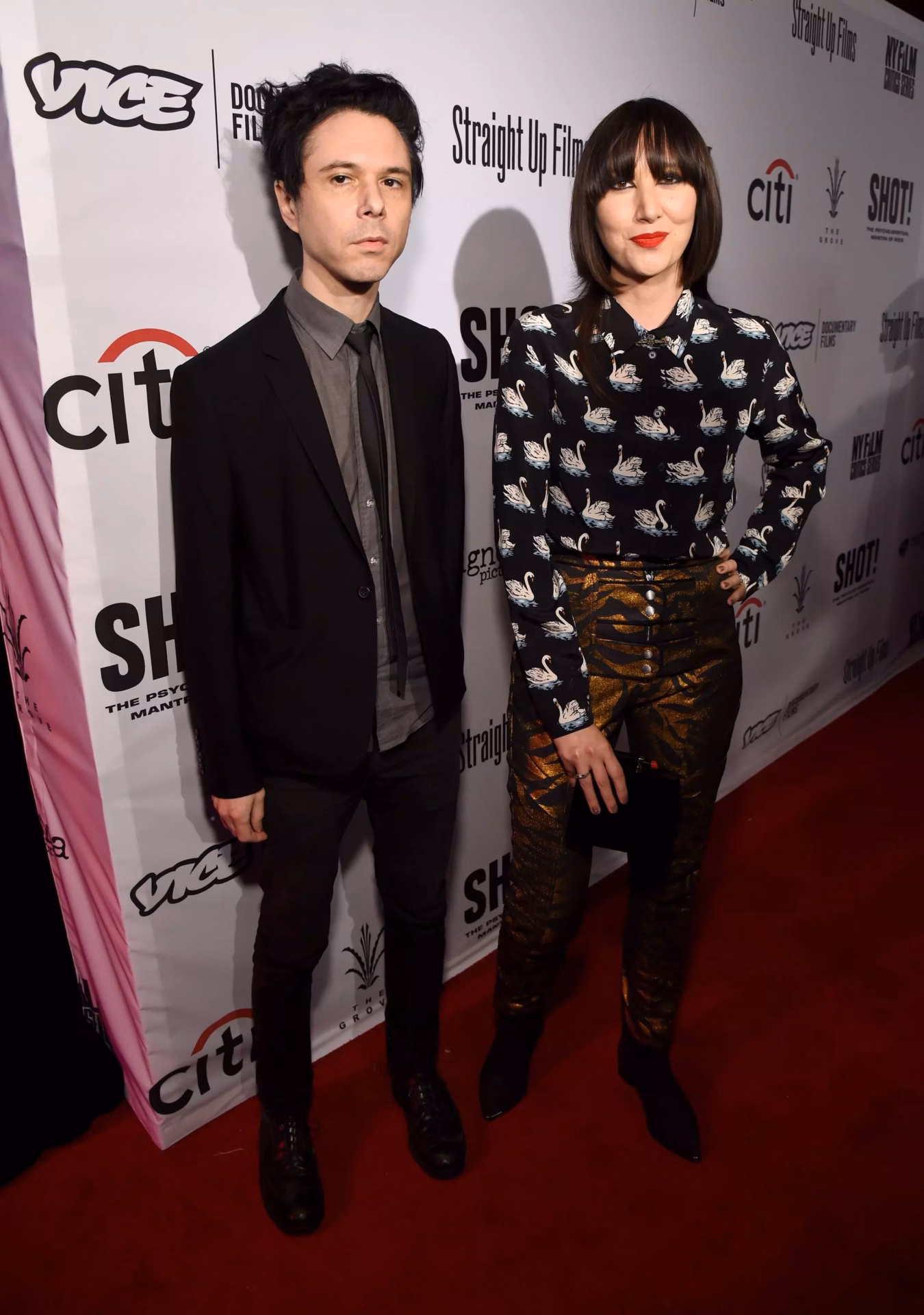 Karen O and Nick Zinner of Yeah Yeah Yeahs in 2017