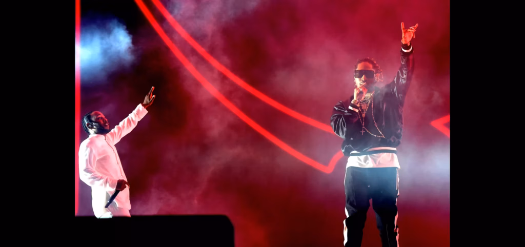 Kendrick Lamar and Future perform