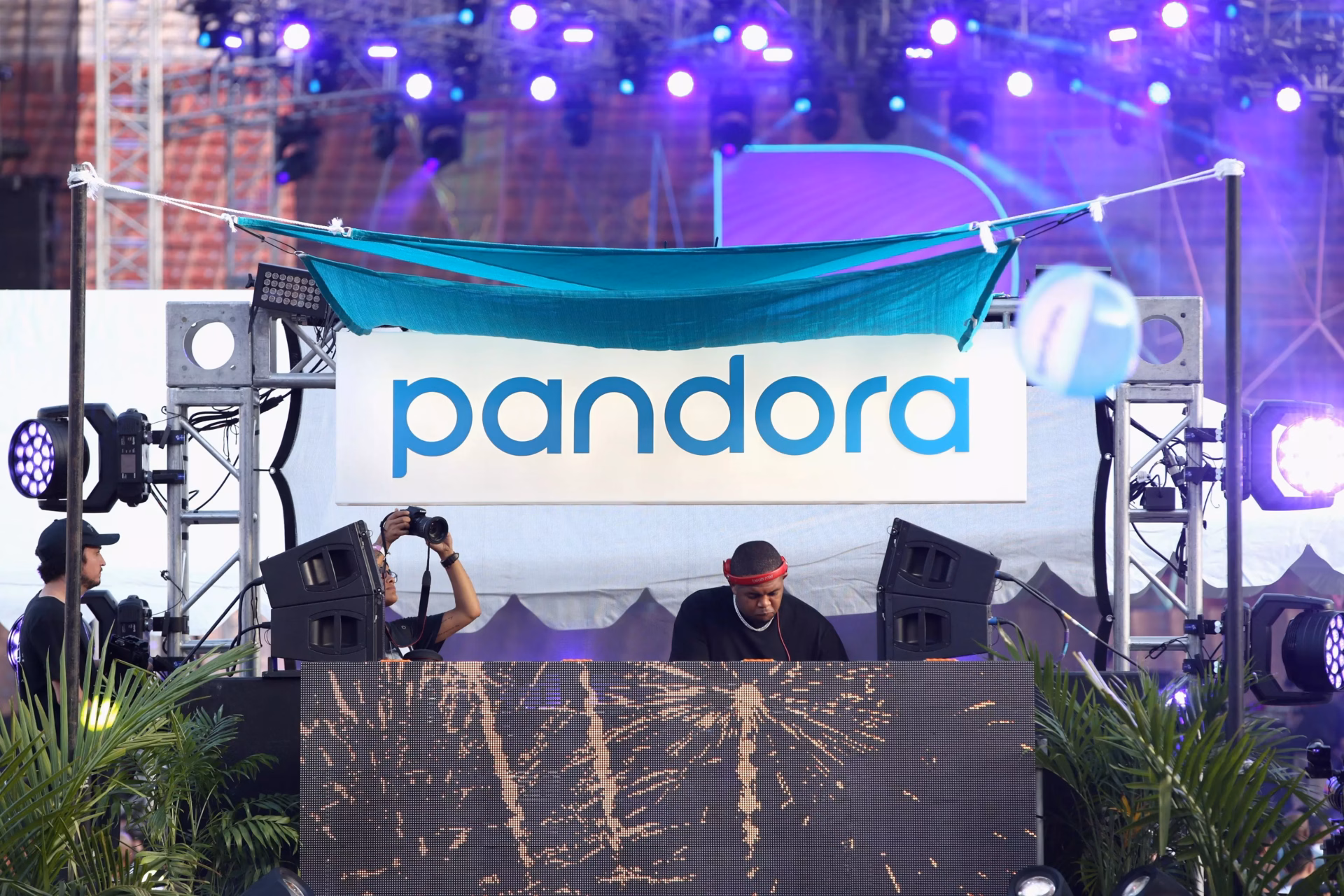DJ Mustard performs at Pandora summer festival, 2017
