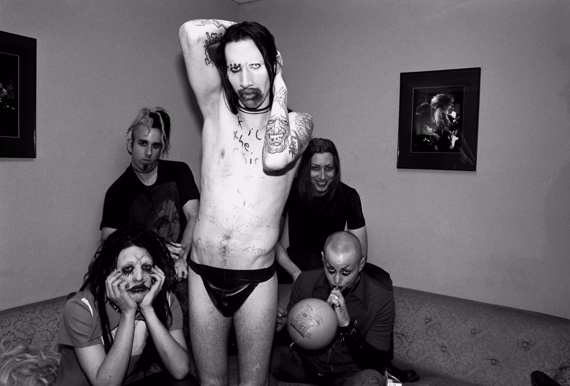 Marilyn Manson and the Spooky Kids in 1995