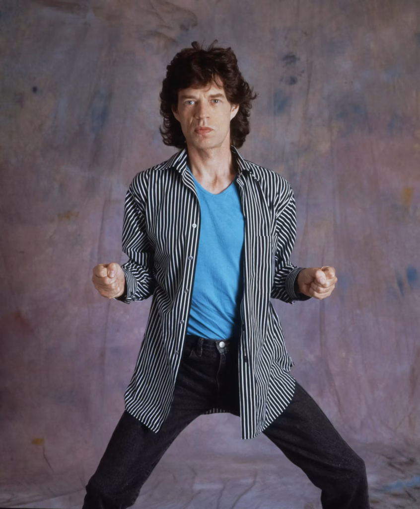 Mick Jagger photographed circa 1987