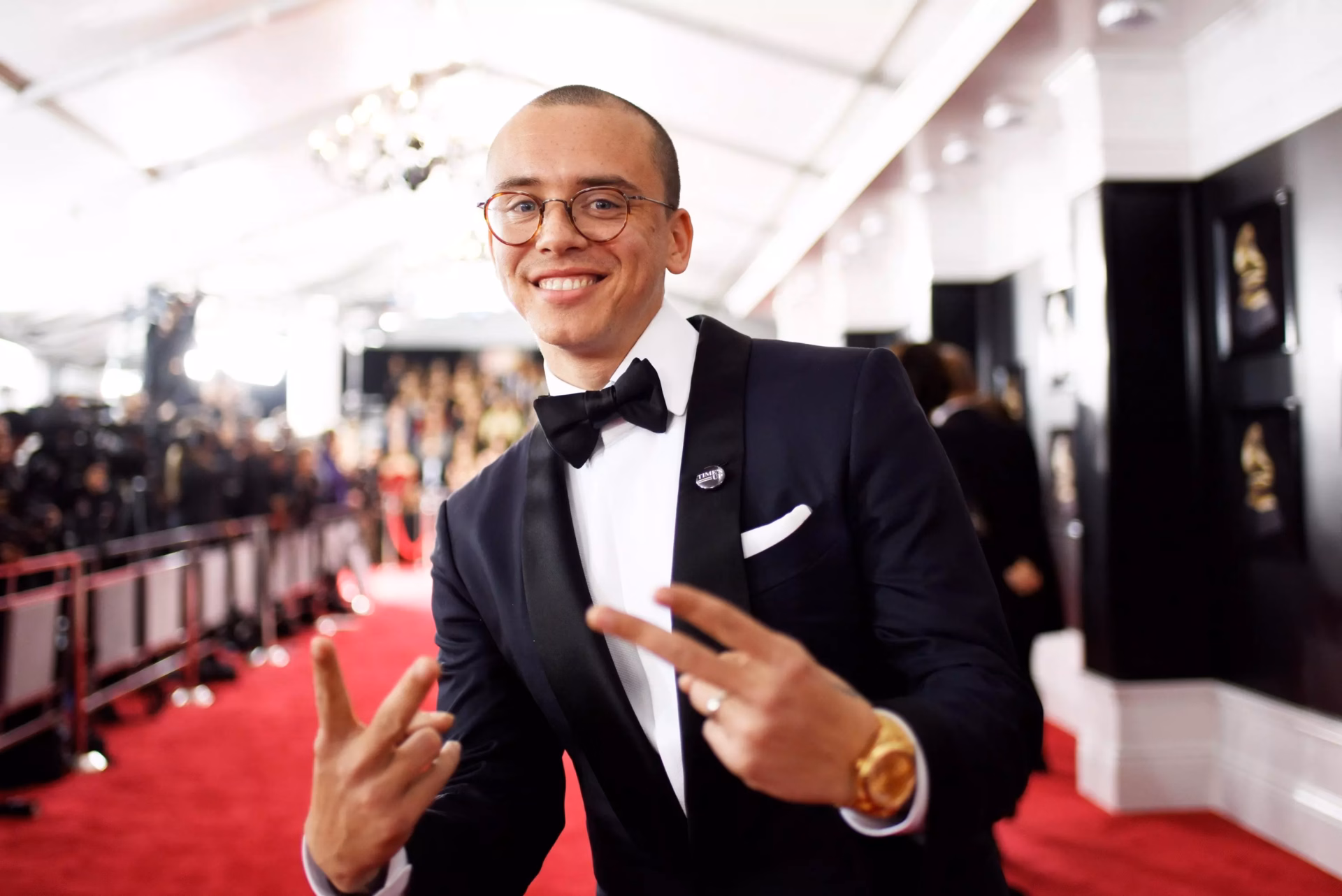 Logic attends the 60th GRAMMY Awards, 2018