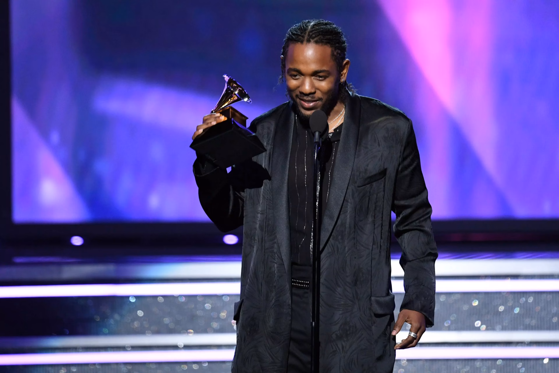 Kendrick Lamar at the 60th GRAMMY Awards in 2018