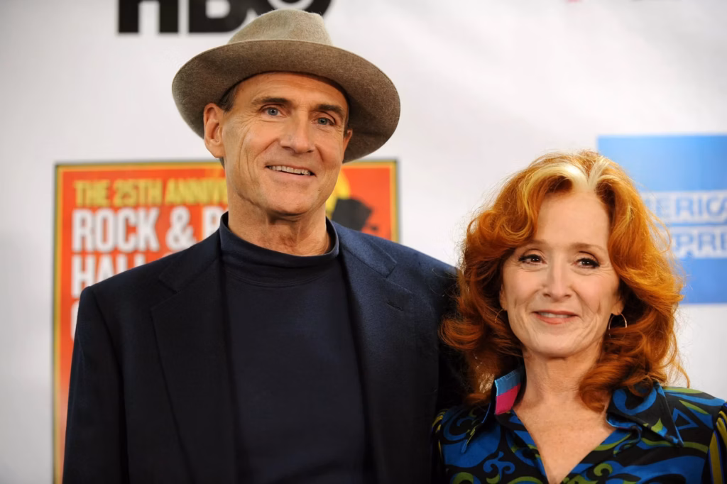 James Taylor and Bonnie Raitt