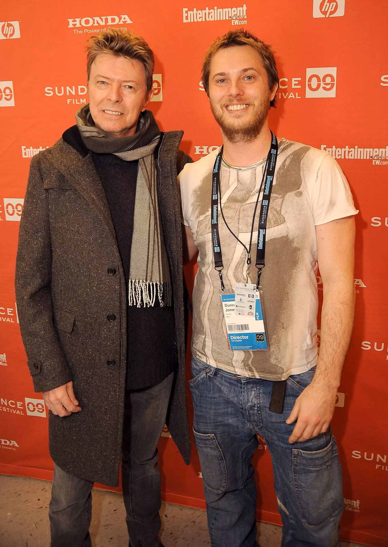 David Bowie and Duncan Jones