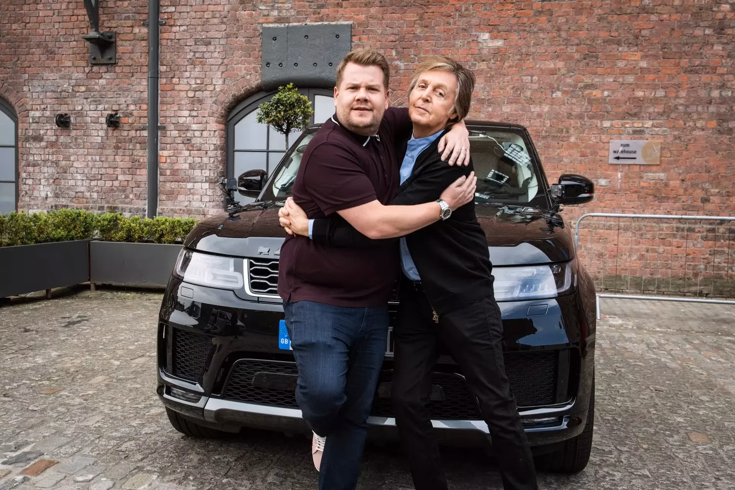 James Corden and Paul McCartney