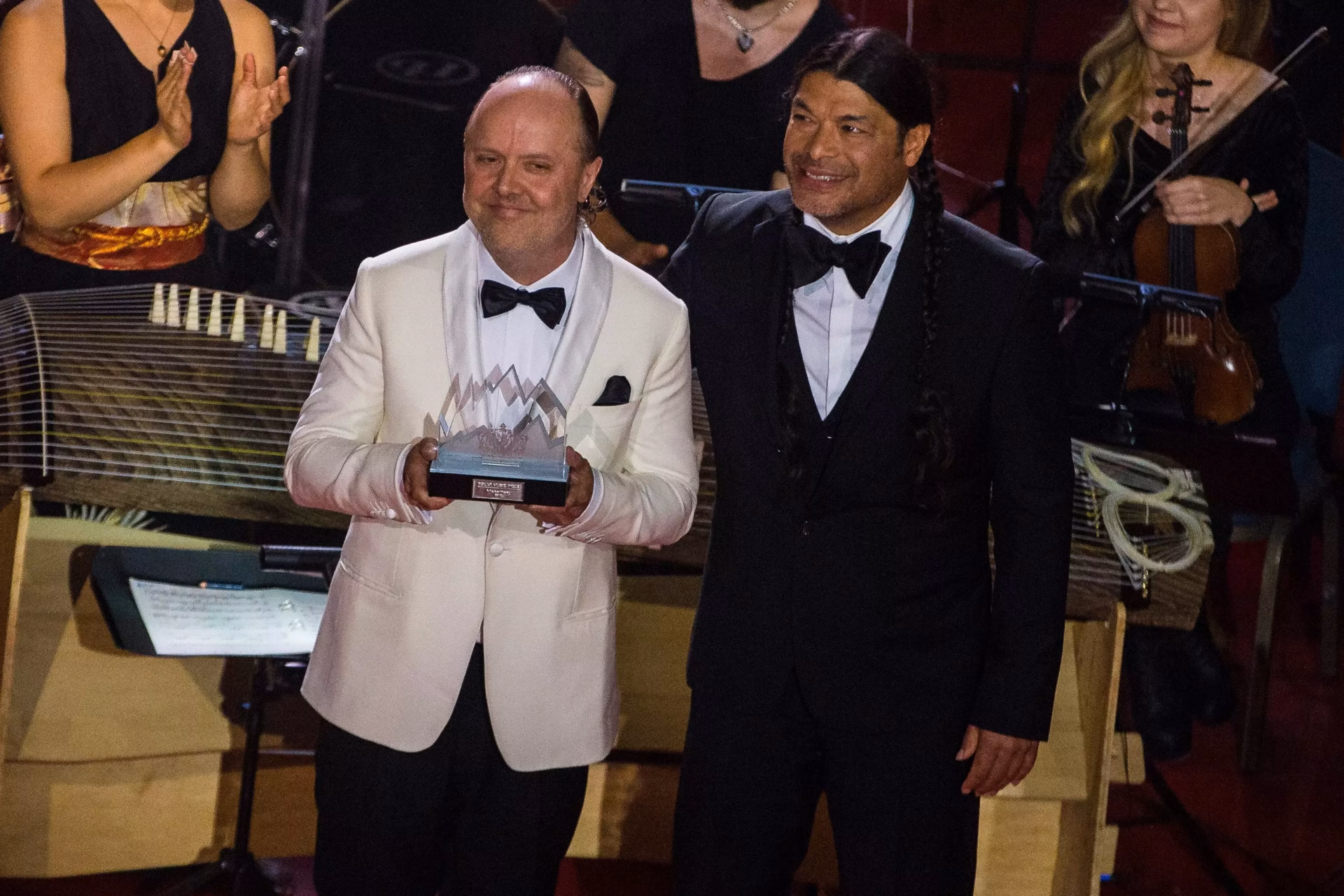 Lars Ulrich and Robert Trujillo