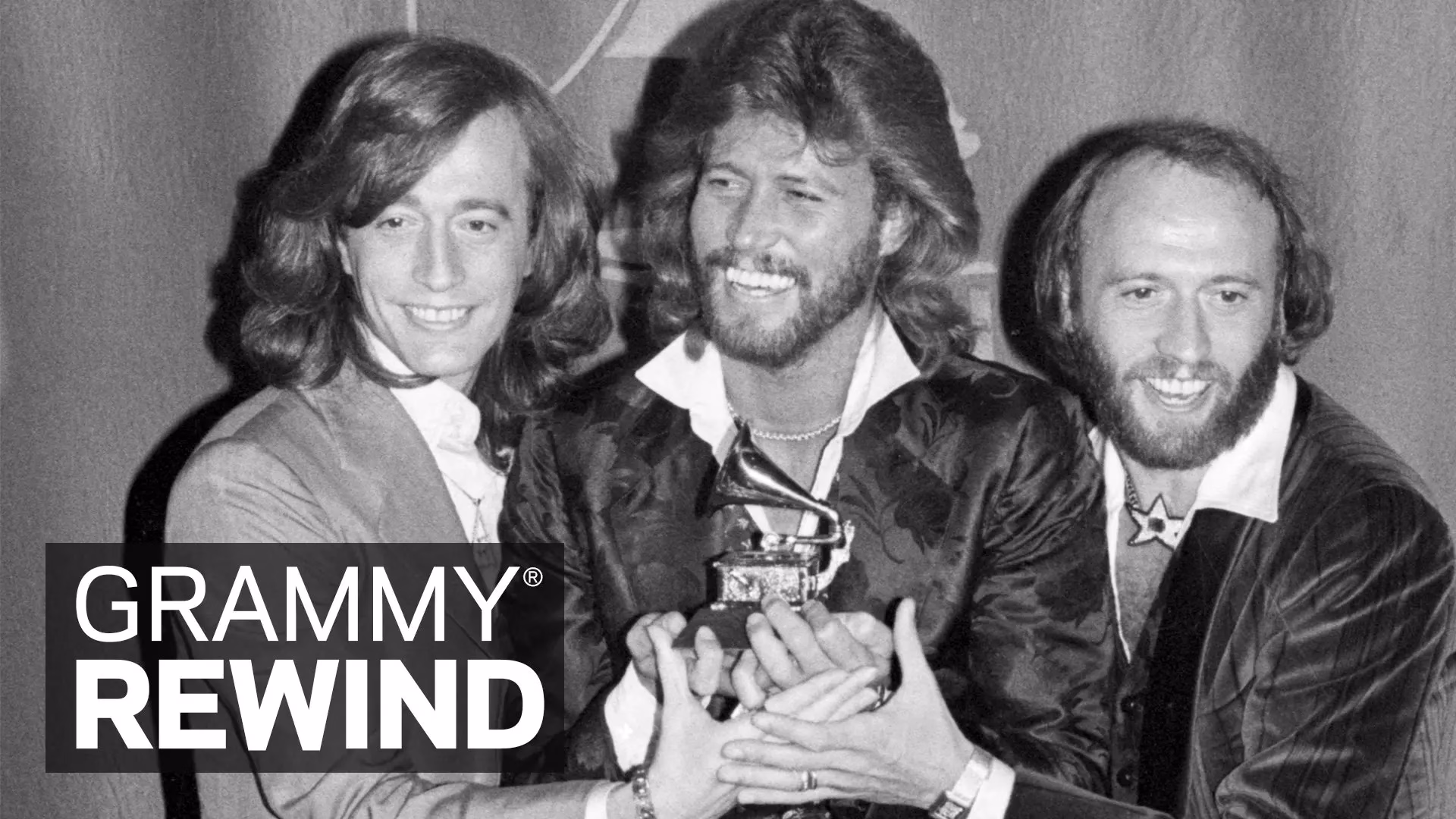 Watch The Bee Gees Confidently Win Album Of The Year For ‘Saturday Night Fever’ In 1979 | GRAMMY Rewind