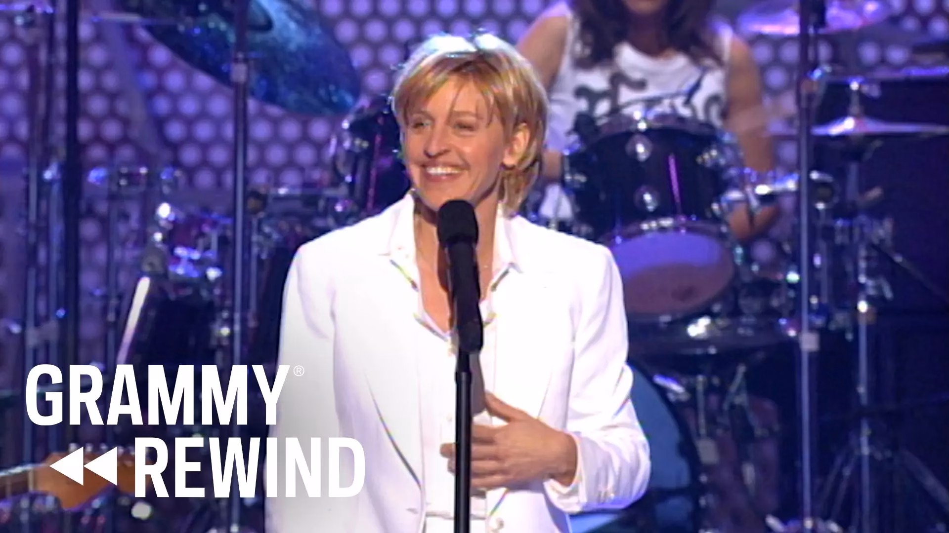 Watch Ellen DeGeneres Perform “Ellen’s GRAMMY Song” With Chaka Khan & More | GRAMMY Rewind