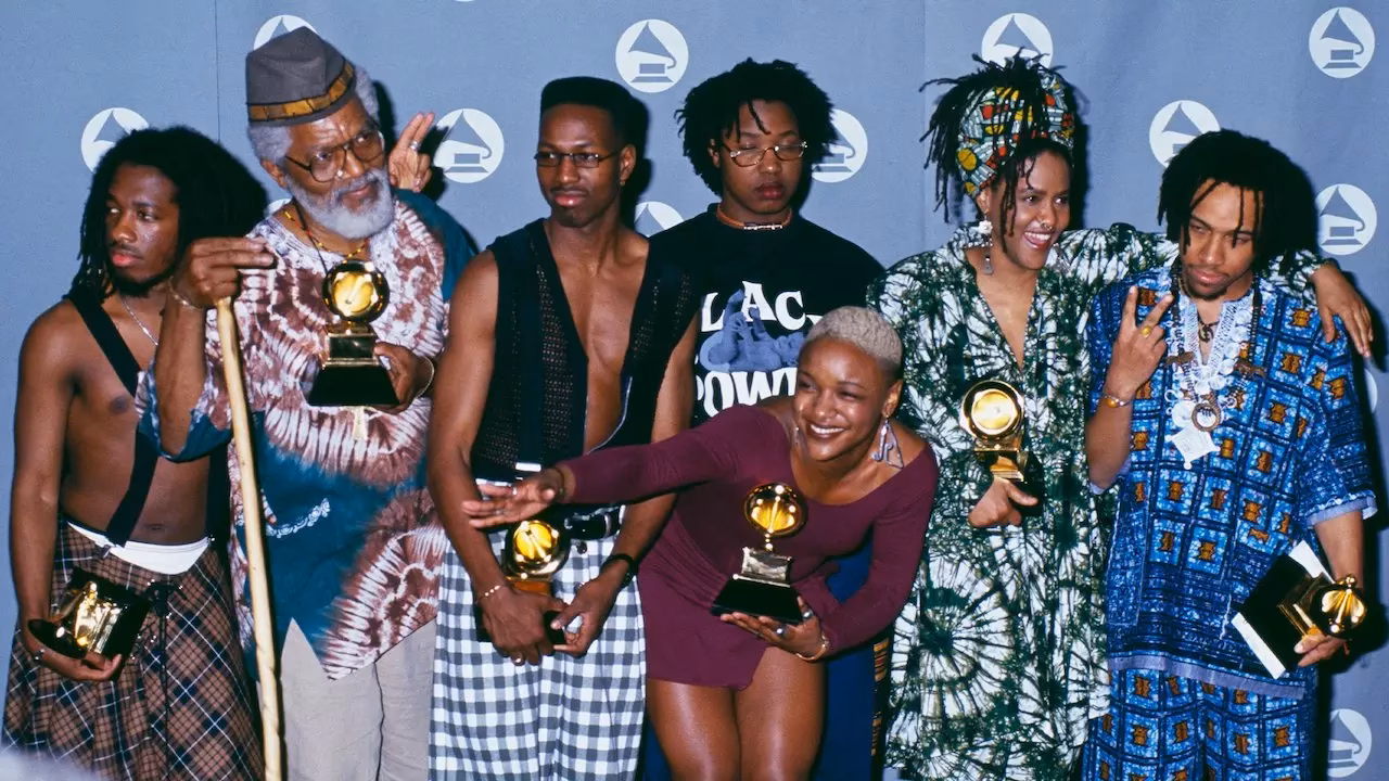 GRAMMY Rewind: Watch Arrested Development Stress The Value Of Family As They Win The GRAMMY For Best New Artist In 1993