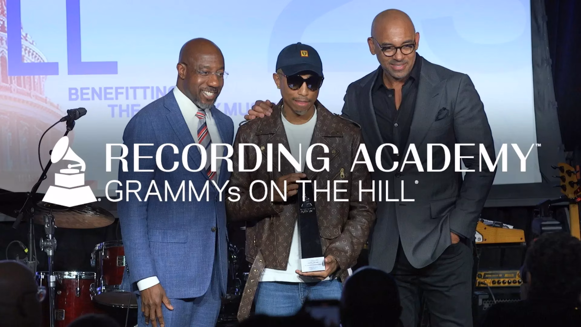 Watch The Uplifting Speeches & Performances GRAMMYs On The Hill 2023: Pharrell Williams, Chuck Schumer, Nile Rodgers, JP Saxe & More