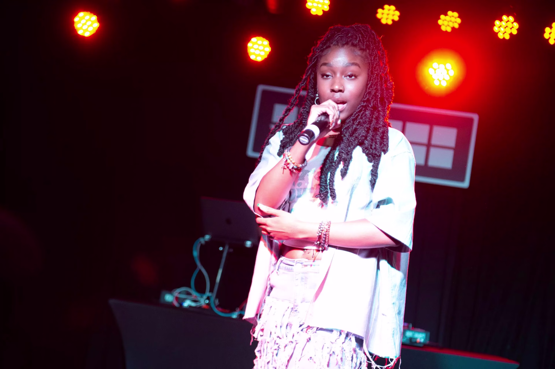 HBCU Love Tour Atlanta - Student Performing Photo of student performing at HBCU Love Tour Atlanta