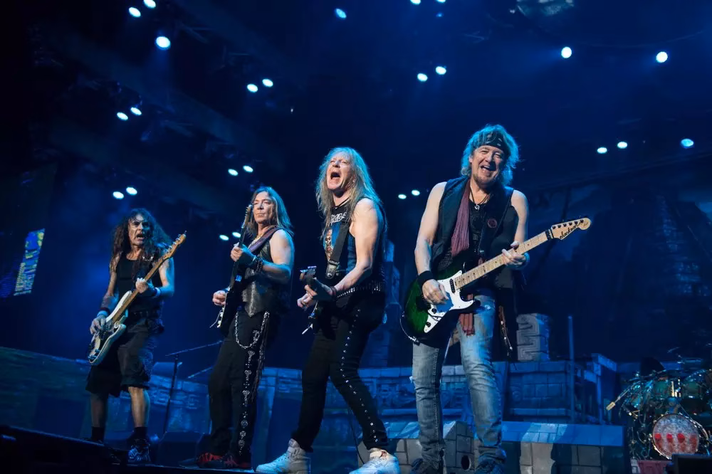 Iron Maiden perform in China in 2016
