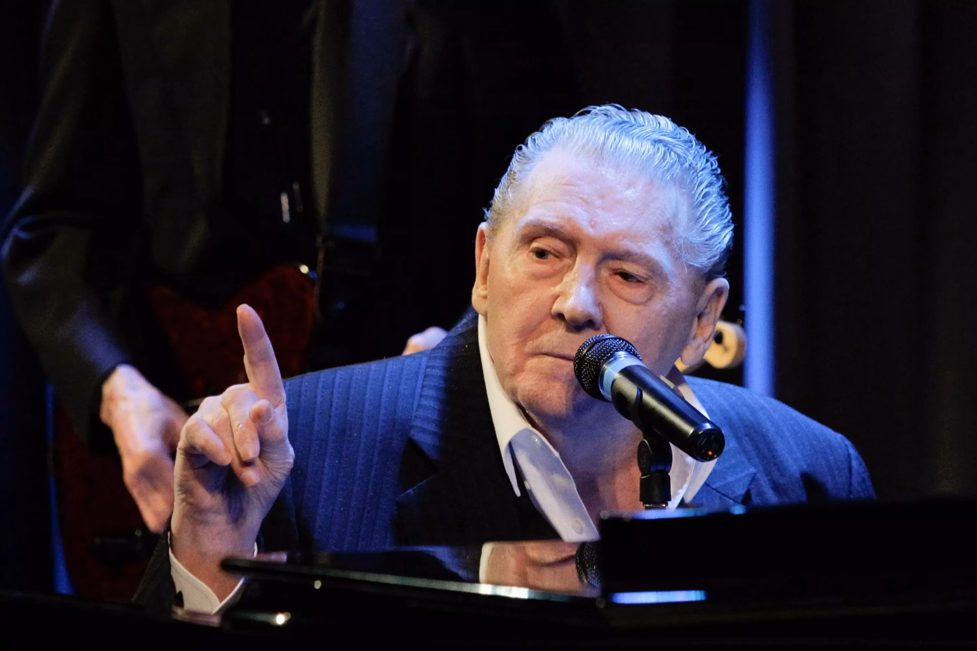 Jerry Lee Lewis performs at the GRAMMY Museum on Sept. 28
