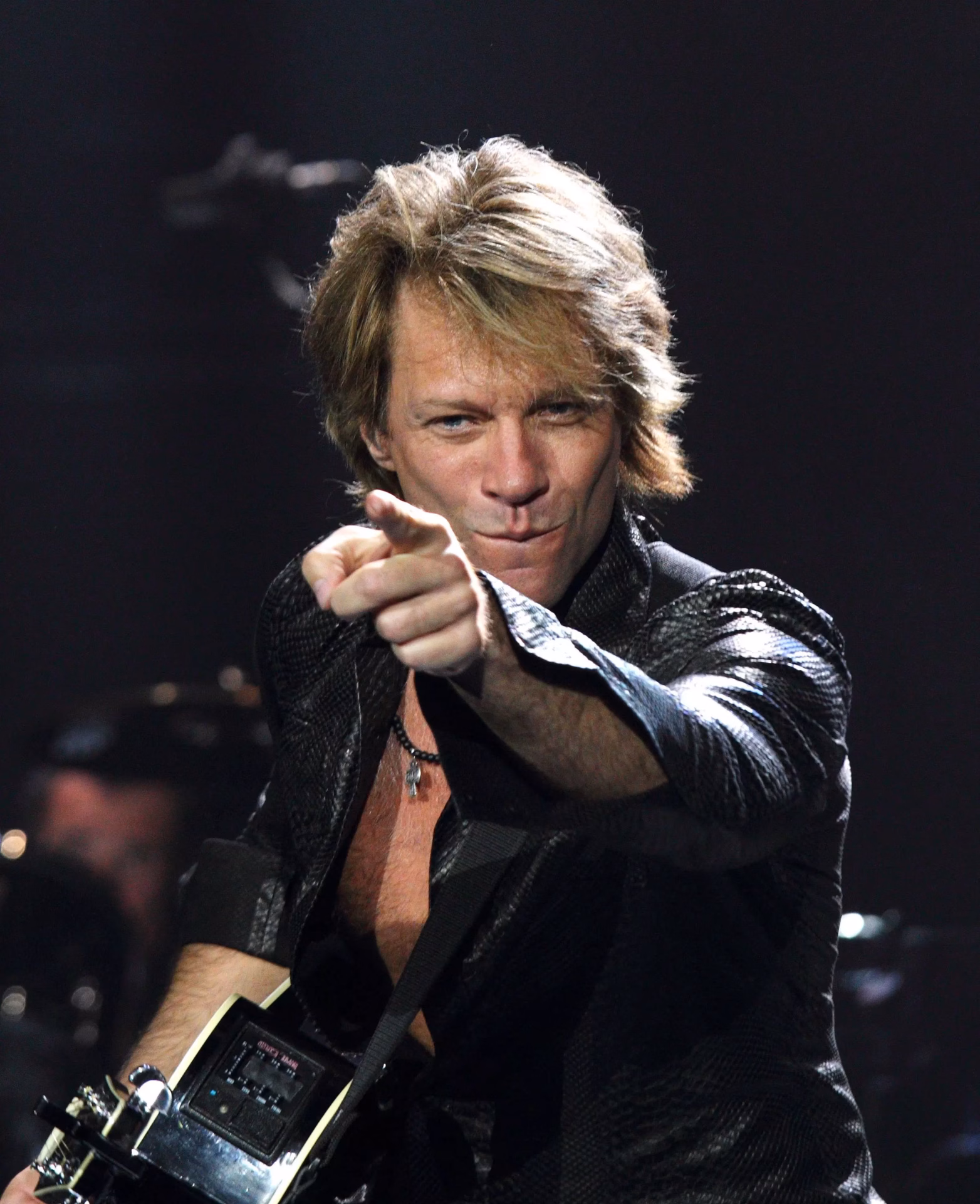 Jon Bon Jovi performs at the 02 Arena in London on June 7
