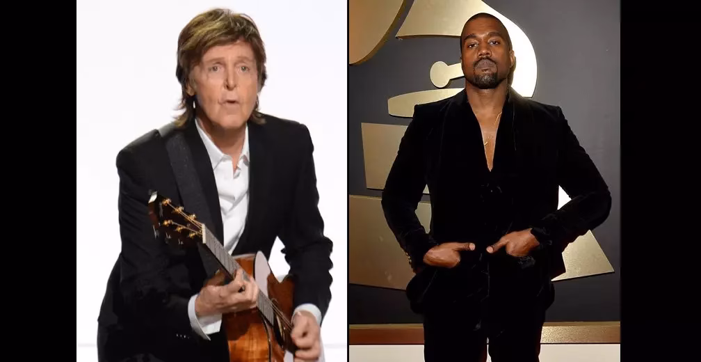 Paul McCartney and Kanye West