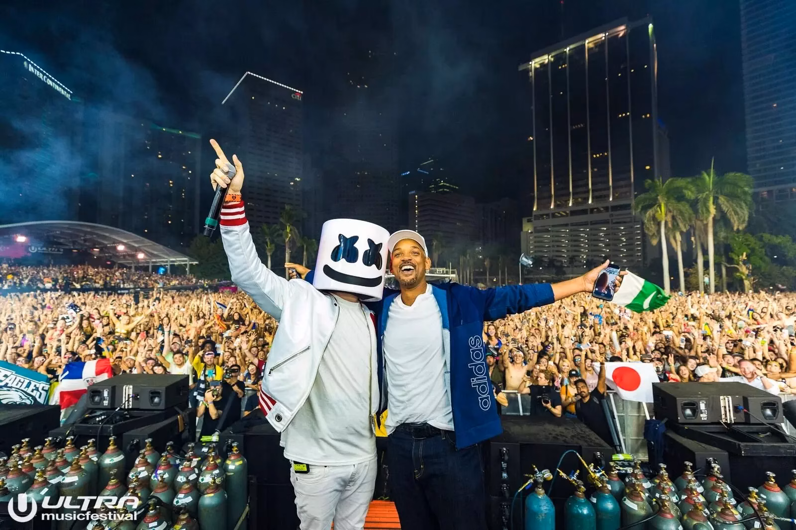 Will Smith, Marshmello at Ultra 2018