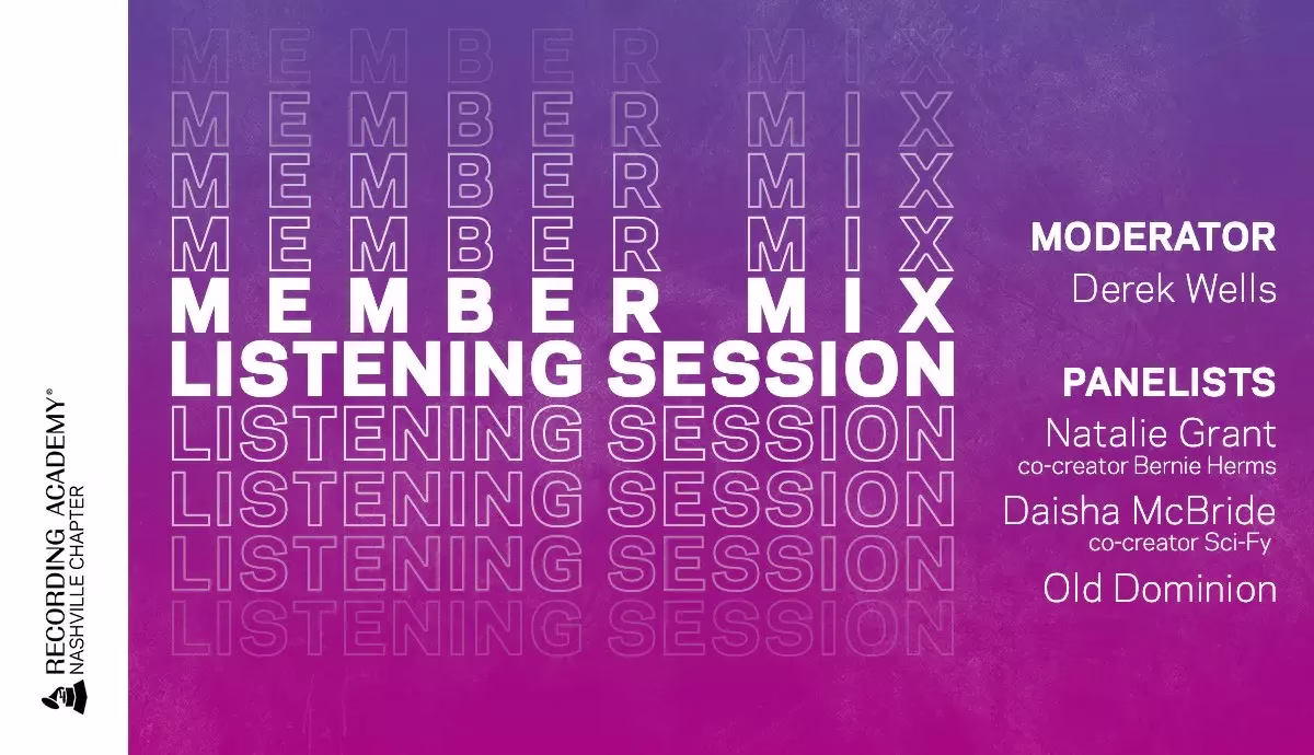 Natalie Grant, Bernie Herms, Daisha McBride, Sci-Fy & Old Dominion Shed Light On Their Creative Processes At Nashville Chapter Listening Session