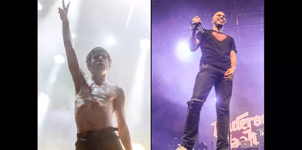 Cage The Elephant's Matt Shultz and Anderson .Paak