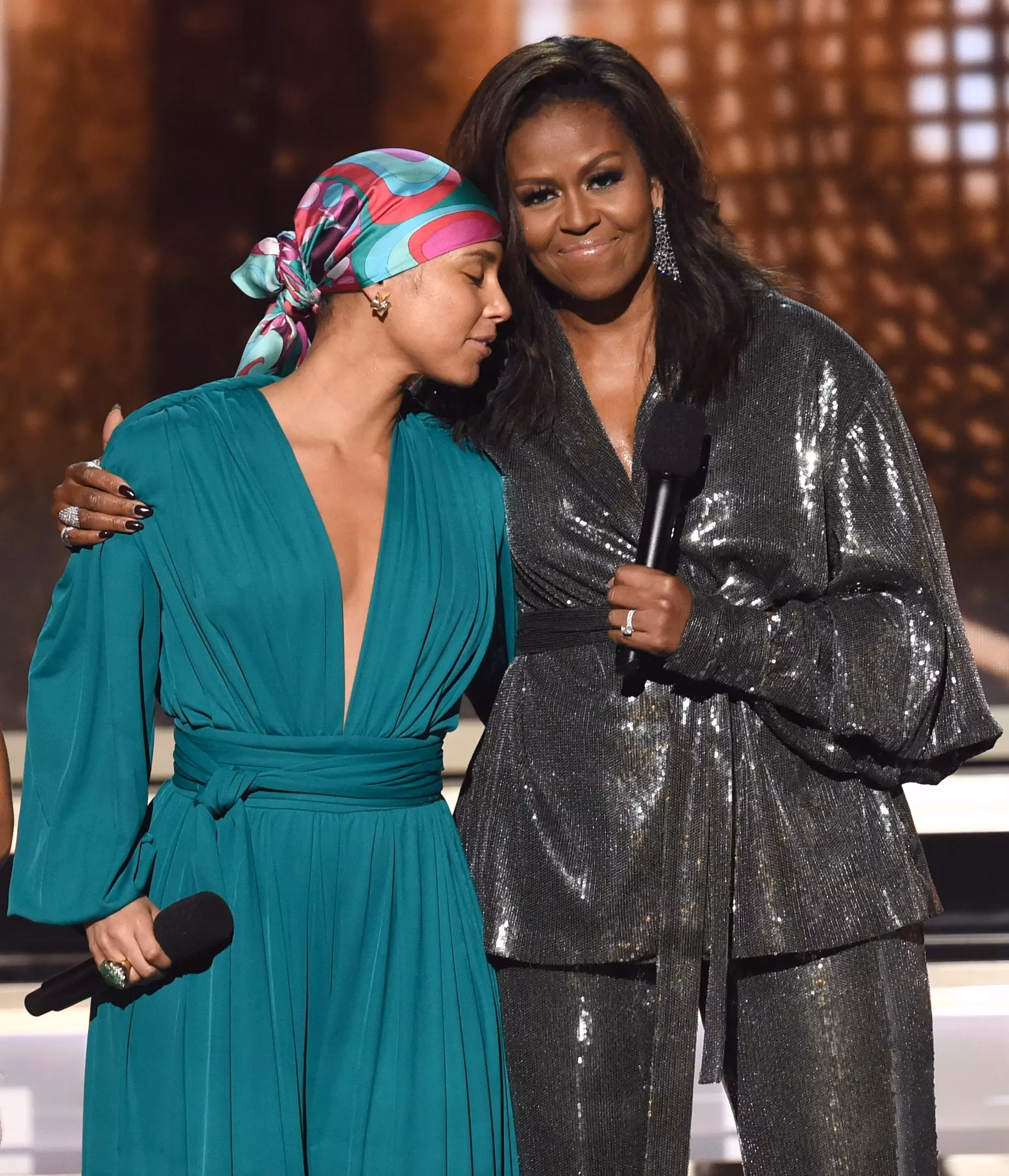 Former First Lady Michelle Obama Steals The Show At The GRAMMYs