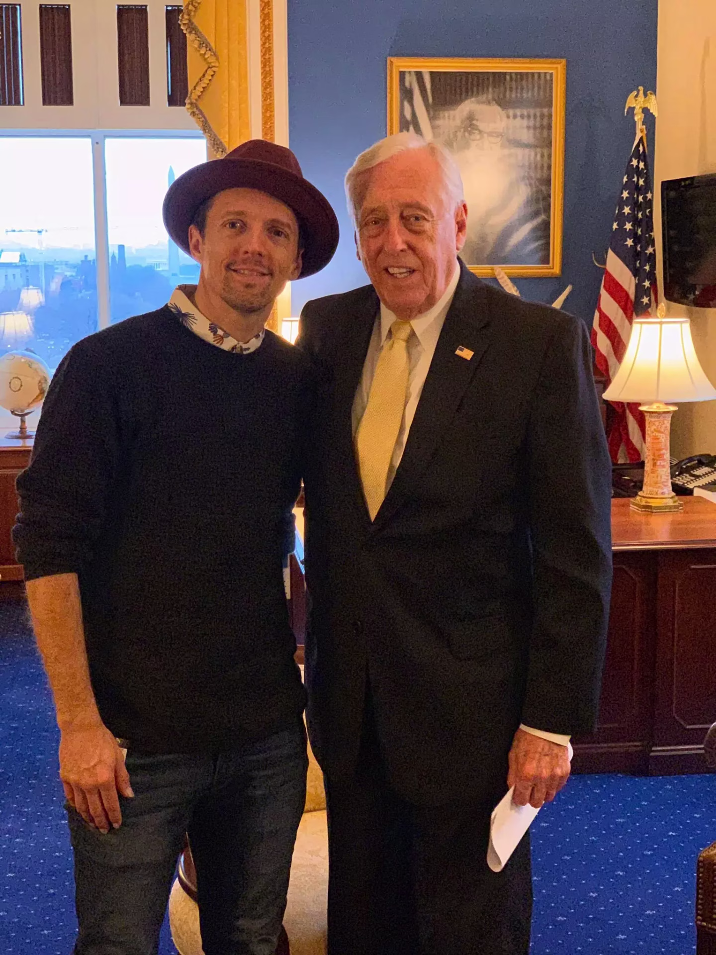 Jason Mraz Meets With Law Makers In D.C. To Talk Music Issues
