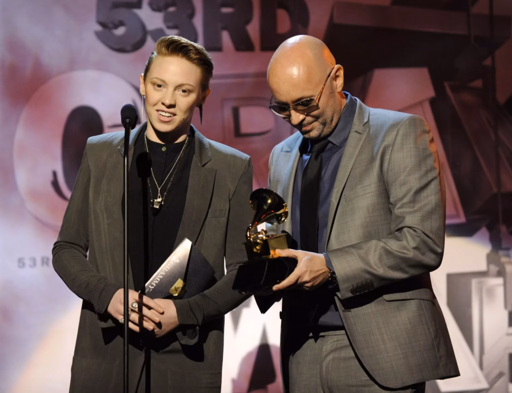 La Roux's Elly Jackson and Ben Langmaid