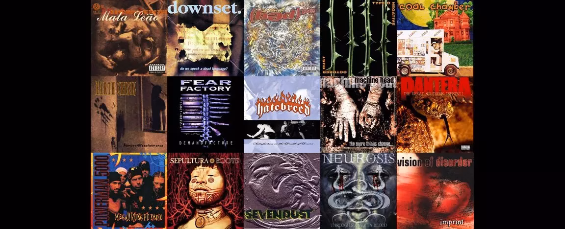late '90s metal album covers